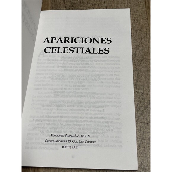 Apariciones Celestiales Libro Nuevo en Espanol Manifestaciones Divinas y Mas - Picture 3 of 4